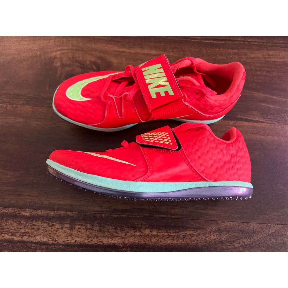 New Nike Zoom HJ‎ High Jump Elite Track Spike Mens Size 6 Orange